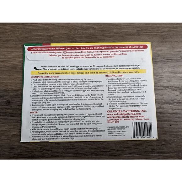 NWT SET OF 2 AUNT MARTHA'S TRANSFERS FOR EMBROIDERY, PAINTING, QUILTING & MORE - Picture 6 of 6